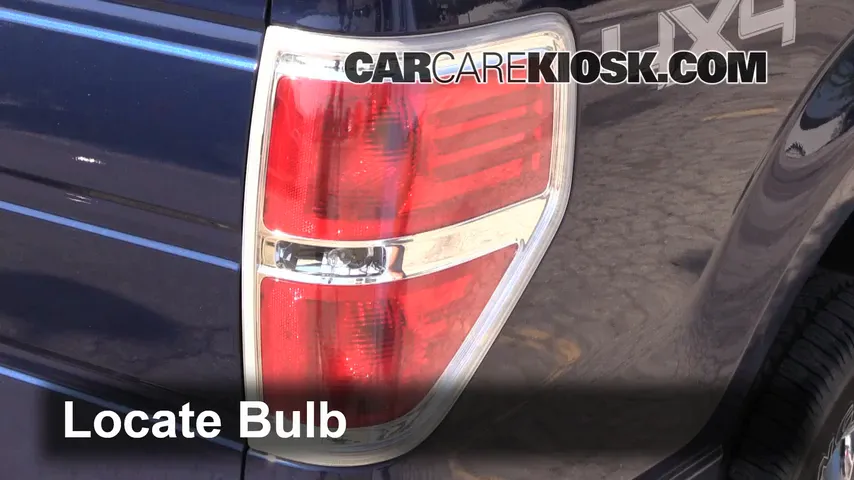 2012 Ford F-150 XLT 5.0L V8 FlexFuel Crew Cab Pickup Luces Luz de reversa (reemplazar foco)